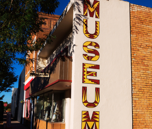 The Old Train Museum near our Winslow AZ Hotel