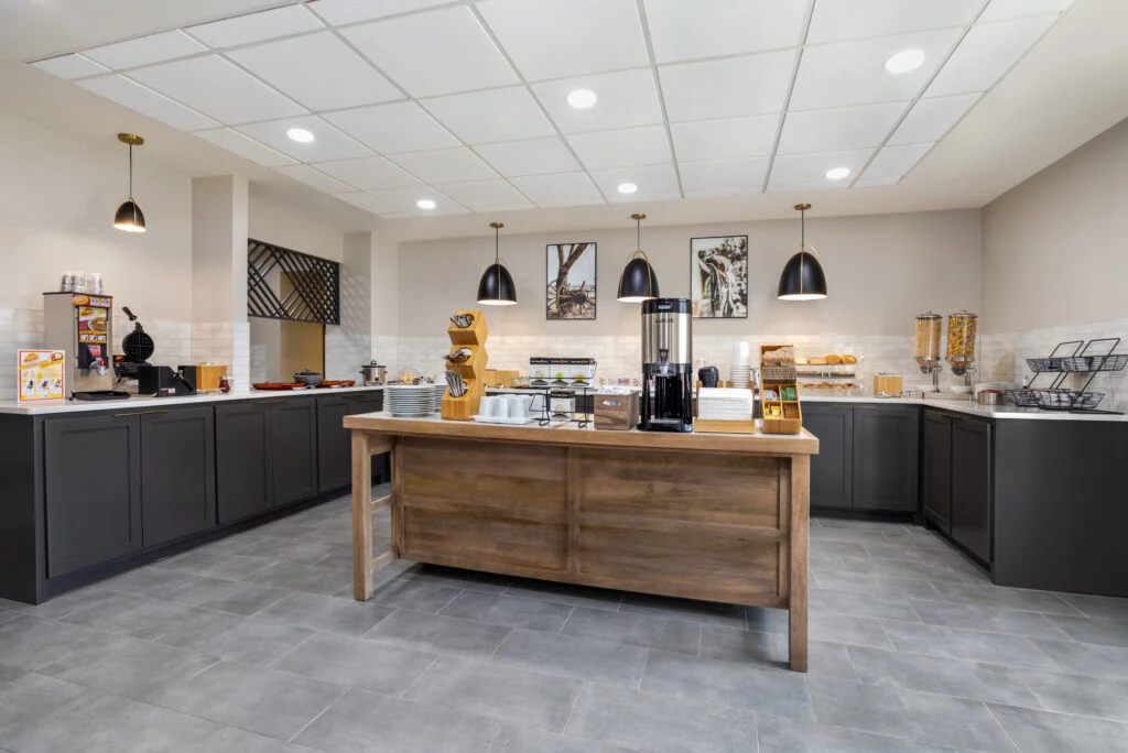 Start your day at the breakfast bar when choosing where to stay in oklahoma city.